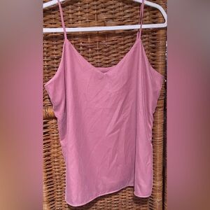 Mauve velvet cami by Ann Taylor